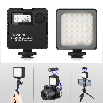 CL-36 Mini Bi-color LED Video Light 2800K-8500K