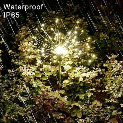 Waterproof Solar Garden Fireworks Lamp