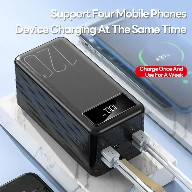 Portable Super Fast Charging Power Bank 120000mAh 66W