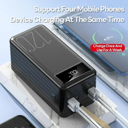 Portable Super Fast Charging Power Bank 120000mAh 66W